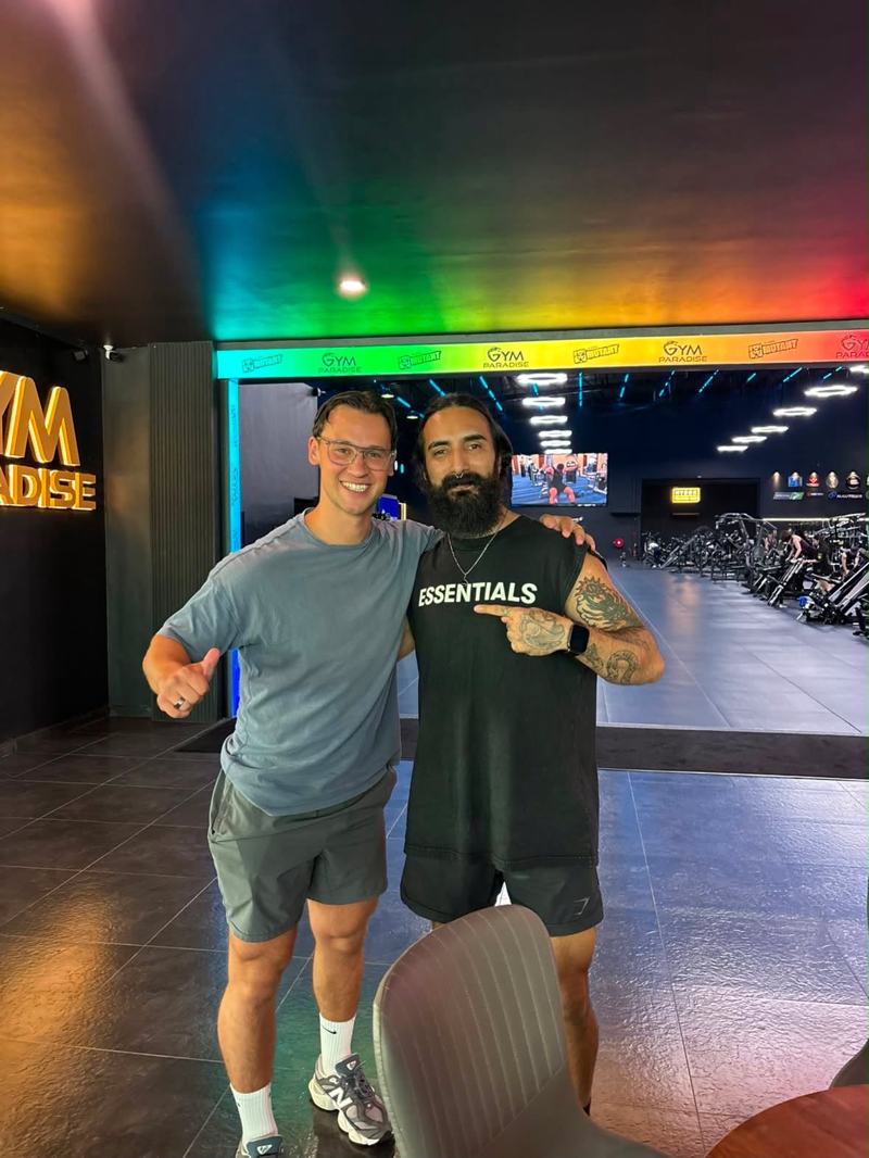 Sem met een coach bij Gym Paradise